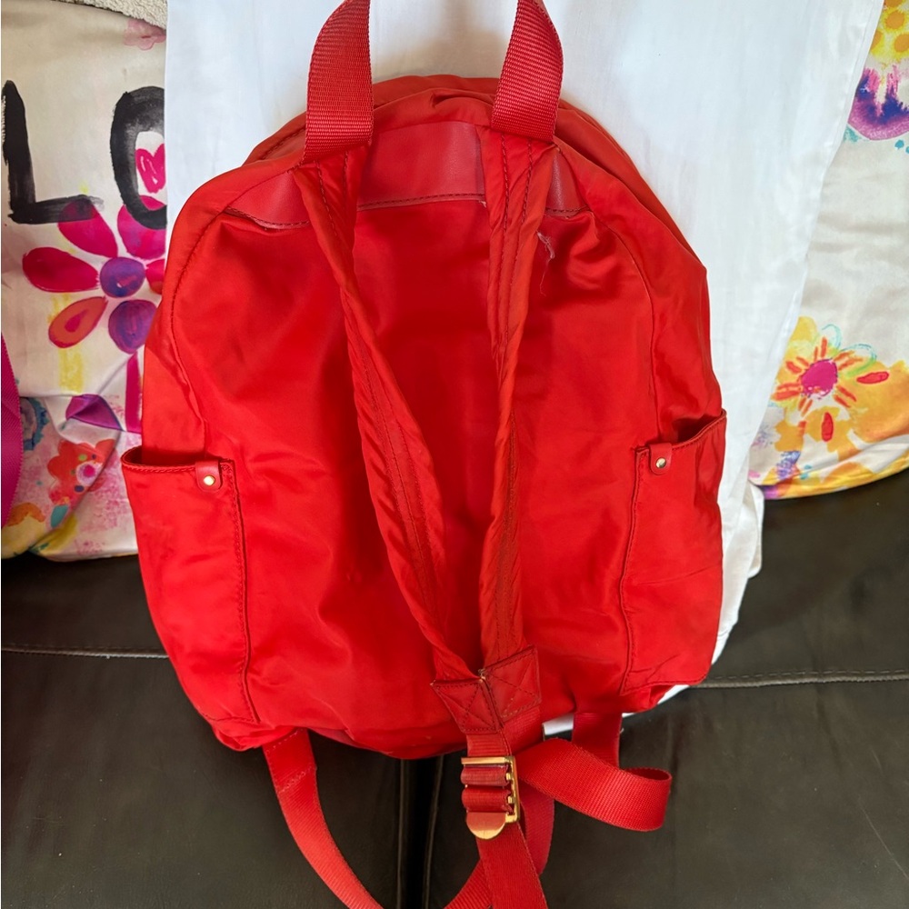 Red Women's Backpack - Picture 3 of 9